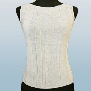 Brunello Cucinelli Women's Sleeveless Blue Sweater